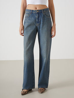 Baggy Fit Kad?n Jean Pantolon