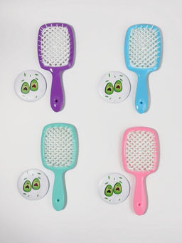 Расческа массажная, с зеркалом