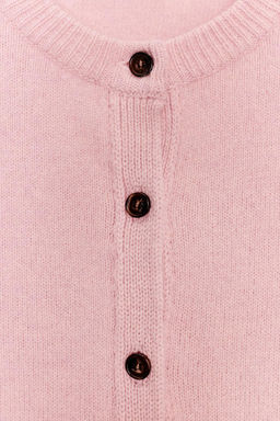 CASHMERE AND WOOL BASIC CARDIGAN - Zara фото 26