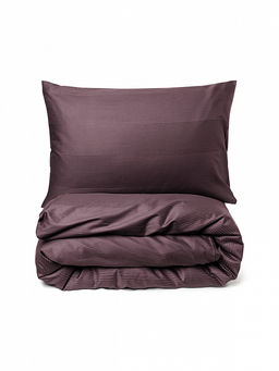 Пододеяльник сатин-страйп 145x210 пурпурный сатин - Denastia фото 3