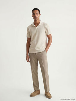 Polo Yaka Dokulu Erkek Ti??rt