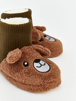 Hayvan Fig?rl? Pel?? Erkek Bebek Panduf