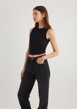 Siyah Tisort - Mavi фото 2