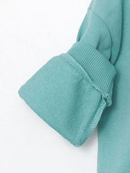 Bisiklet Yaka Bask?l? Erkek Bebek Sweatshirt - Waikiki фото 3