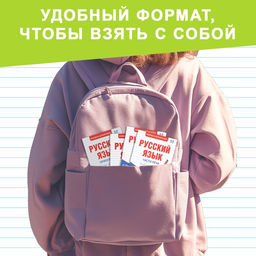 Шпаргалки для средней школы набор «Учим русский язык», 4 шт.