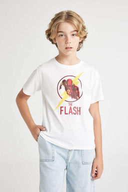 Футболка The Flash с круглым вырезом и короткими рукавами для мальчиков