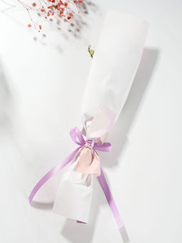 Букет из мыльных лепестков для ванны Тюльпан с орхидеей, подарочный, сиреневый, 8.5?7.4?38.6 см - Simaland фото 4