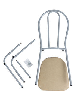 Стул разборный "Титан" титан/бежевый