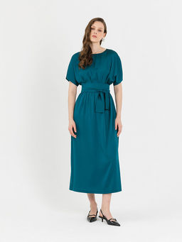 Платье с широким поясом Новый год - Stilla фото 14