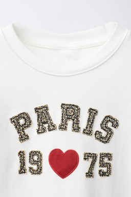 SLOGAN PATCH T-SHIRT - Zara фото 3