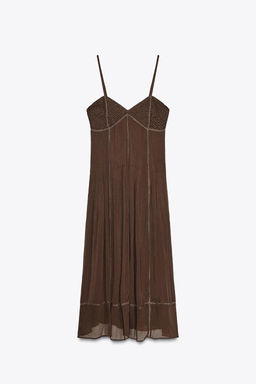 ZW COLLECTION STRAPPY DRESS - Zara фото 7