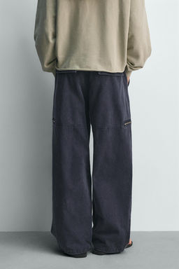 PANTAL?N CARGO PARACHUTE / Gris antracita - Zara фото 3