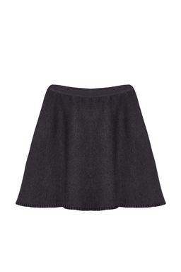 Antrasit Mini Pamuk Kar?s?ml? Triko Etek TWOAW24ET00067