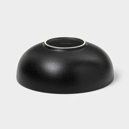 Салатники Magistro Carbon, 250/650/1.2 л, d=11/16/19.5 см, набор 3 шт., керамика, чёрные