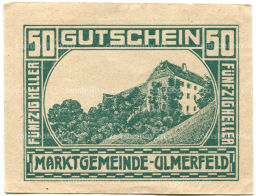 50 геллеров 1920 года Австрия Ульмерфельд (нотгельд)