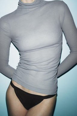 TOP JERSEY ALGOD?N / Gris vigor?