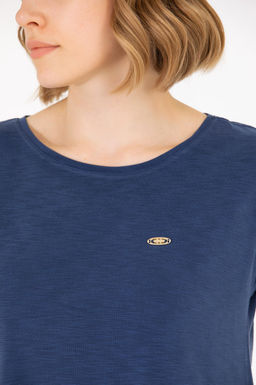 U. S. Polo Assn Женская темно-синяя футболка с круглым вырезом - U.s. polo assn фото 7