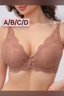 Бюстгальтер кружевной OIRO с пуш-ап ALICE 1032