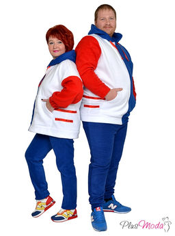 Толстовка Модель №1437 размеры 44-84 - Plusmoda фото 11