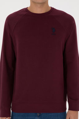 Erkek Bordo Basic Sweatshirt - U.s. polo assn фото 6