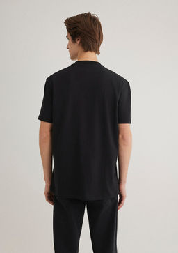 Mavi Logo Bask?l? Siyah Basic Tisort фото 5