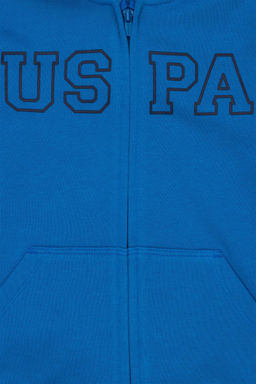 U. S. Polo Assn Детская кобальтово-синяя толстовка с капюшоном - U.s. polo assn фото 3