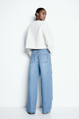 Vaquero amplio con adornos de strass - H&m фото 4