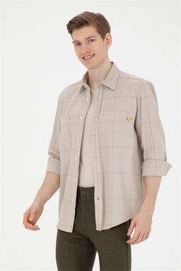 U. S. Polo Assn / Мужская рубашка с длинным рукавом Stone
