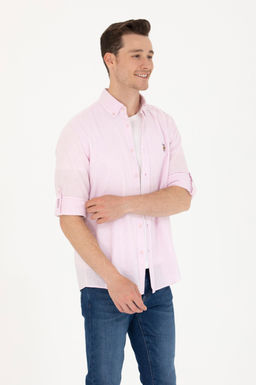 U. S. Polo Assn Мужская рубашка с длинным рукавом Magnolia - U.s. polo assn фото 3