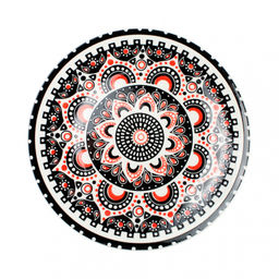 Тарелка плоская круглая 19 см, Восточная сказка фарфор, арт. т7-3310ц
