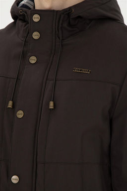 Мужское пальто цвета хаки Неожиданная скидка в корзине - U.s. polo assn фото 7