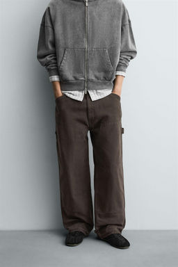 SPLATTER CARPENTER TROUSERS - Zara фото 2