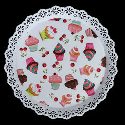 Поднос круглый 30x2,5 см / JCA168 /уп 120/ - Галеонтрейд фото 3