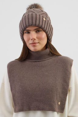 ЕВ 20017/ш/коричневый шапка жен