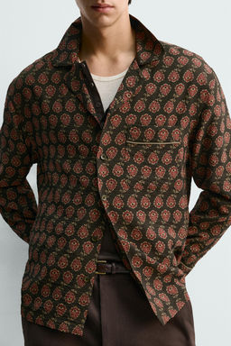 PAISLEY PRINT FLOWING SHIRT