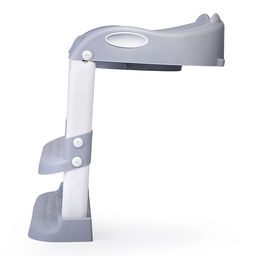 Детская накладка на унитаз со ступенькой (серый)