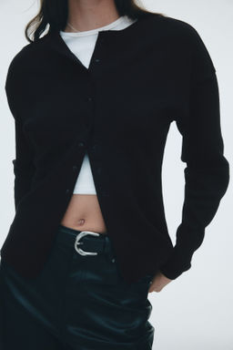 C?rdigan en punto con textura - H&m фото 7