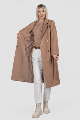 Пальто женское демисезонное (пояс) - El podio фото 2