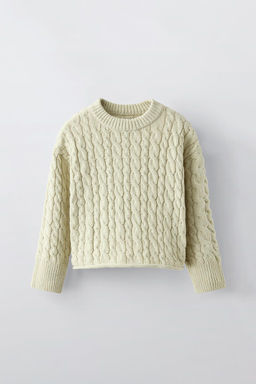 CABLE-KNIT CHENILLE SWEATER - Zara фото 10