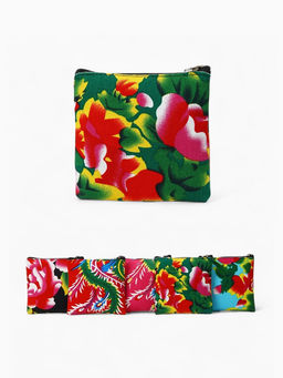 Кошелёк-монетница на молнии 11?1?8 см, с принтом, МИКС