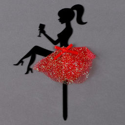 Топпер Девушка с бокалом - Страна карнавалия фото 5