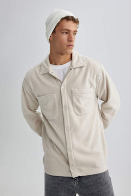 Рубашка Polar с длинным рукавом Relax Fit - Defacto фото 5