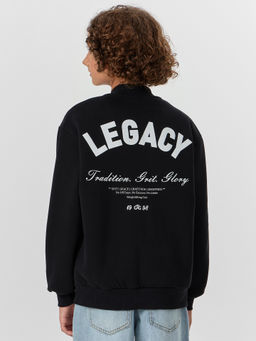 Бомбер для мальчиков черный с принтом legacy unbroken - Mark formelle фото 3