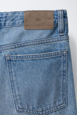 TURN-UP WIDE-LEG JEANS - Zara фото 4