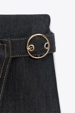 BUCKLE WRAP SKORT - Zara фото 8