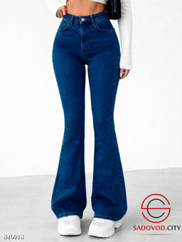 Джинсы клёш с высокой посадкой - Bruno фото 2