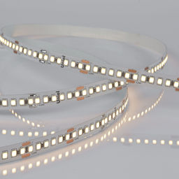 ULS-2835-180LED/m-10mm-IP20-DC24V-17W/m-5M-3000K Гибкая светодиодная лента на самоклеящейся основе. Катушка 5м. в герметичной упаковке. Теплый белый свет(3000К). ТМ Uniel
