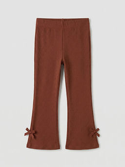 Fiyonklu ?spanyol Pa?a K?z ?ocuk Tayt Pantolon