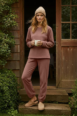 Vizon Sac Bantl? Wellsoft K?sl?k Orme Pijama Tak?m? THMAW25PT00040