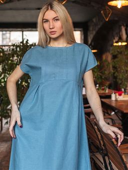 Платье 100% лен ВОЛТРИ